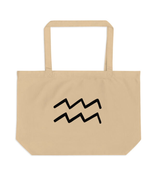 Zodiac Signs_Large organic tote bag