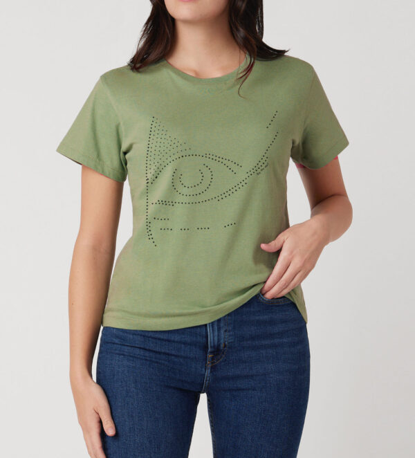 "Do you see" Women’s high-waisted t-shirt