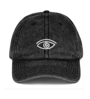 Eye Spiral Vintage Cotton Cap