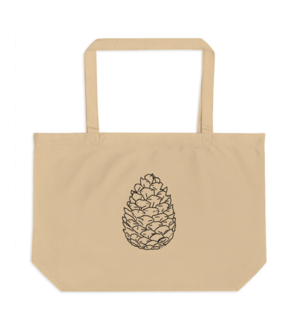 Pine_Large organic tote bag