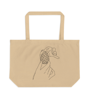 Protect your pine_Large organic tote bag