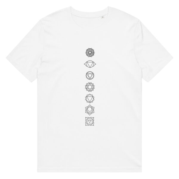 Chackras_Unisex organic mid-light t-shirt_B&W