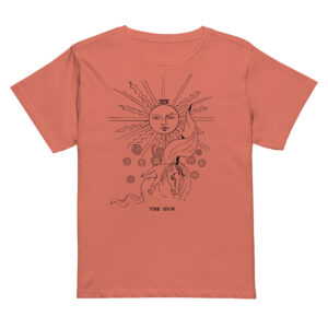 Tarot Card Sun_Women’s high-waisted t-shirt