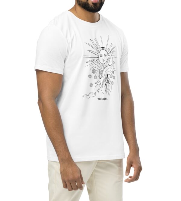 The Sun tarot card_Unisex organic mid-light t-shirt